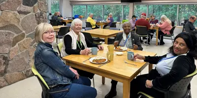 4 ladies having lunch