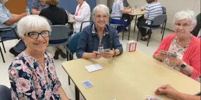 Image ladies playing cards